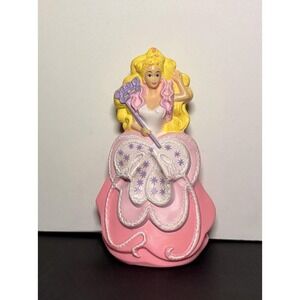 1991 McDonald's Happy Meal Toy Pink Princess Fairy Godmother Barbie Cake Topper
